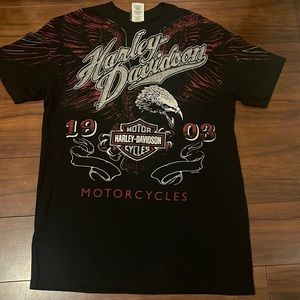 Vintage  2012 Harley Davidson Eagle Tee